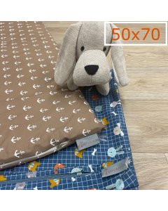 Bezug für Liegedecke 50 x 70 cm 100% Baumwolle 40-60°C 