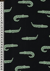 09 Krokodil schwarz