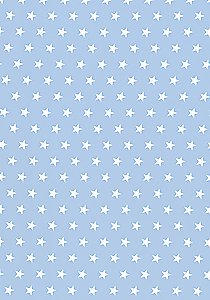66 Sternchen hellblau